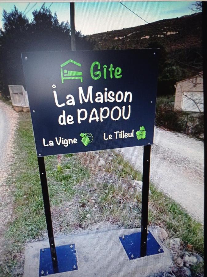 La Maison De Papou La Vigne A Nans Les Pins 83860 Esterno foto